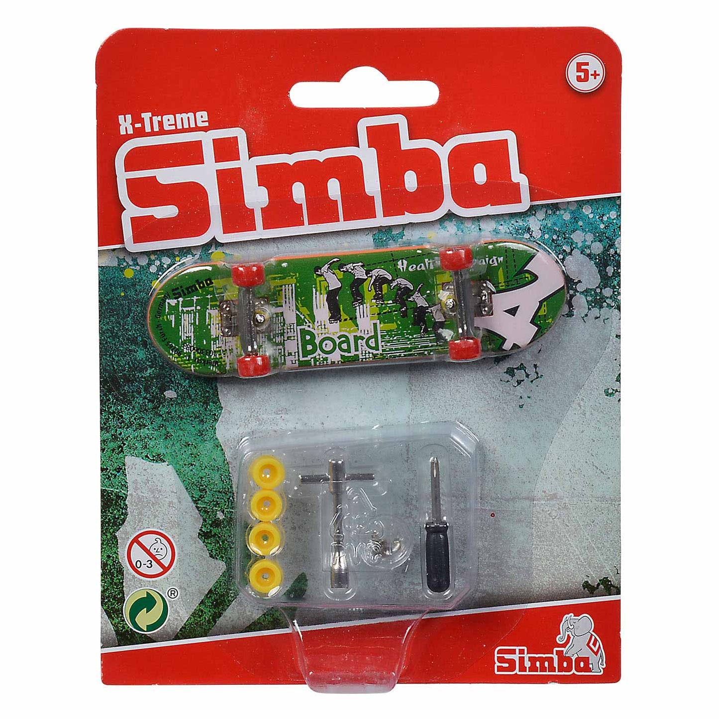 Simba Finger Skateboard X-Treme Color con accesorios