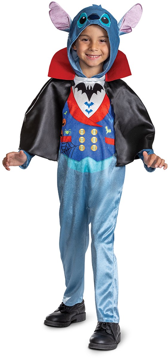 Travestimento disney lilo stitch classico costume da vampiro blu 7-8 anni