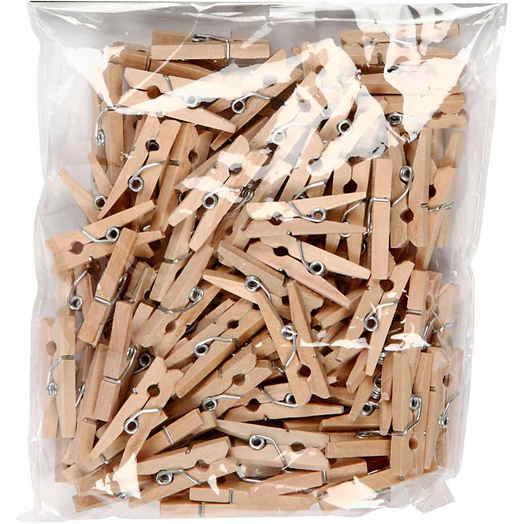 Mollette Creative Company, l: 25 mm, l: 3 mm, 100 pezzi 1 scatola