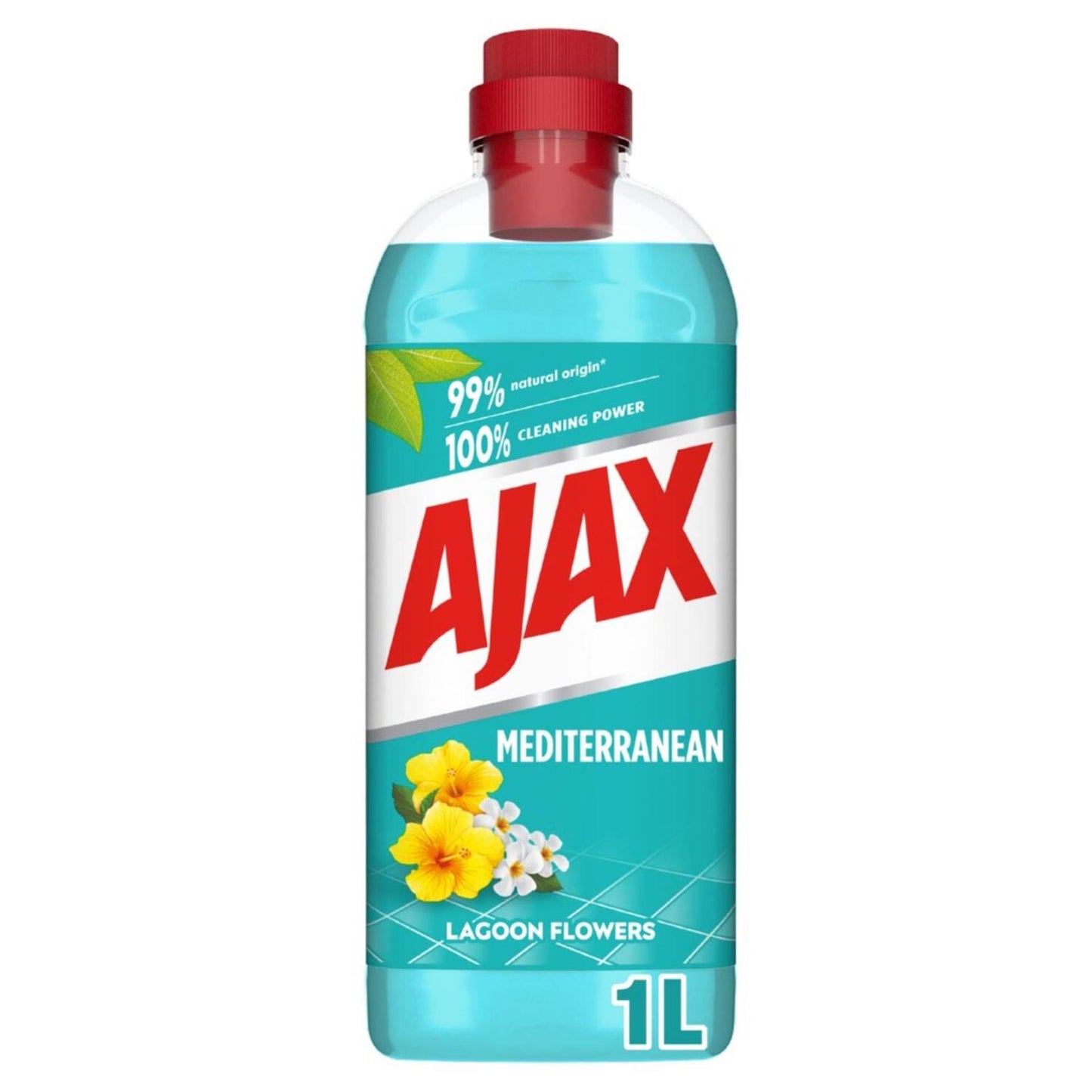 Ajax limpiador multiusos 1000ml flores de laguna