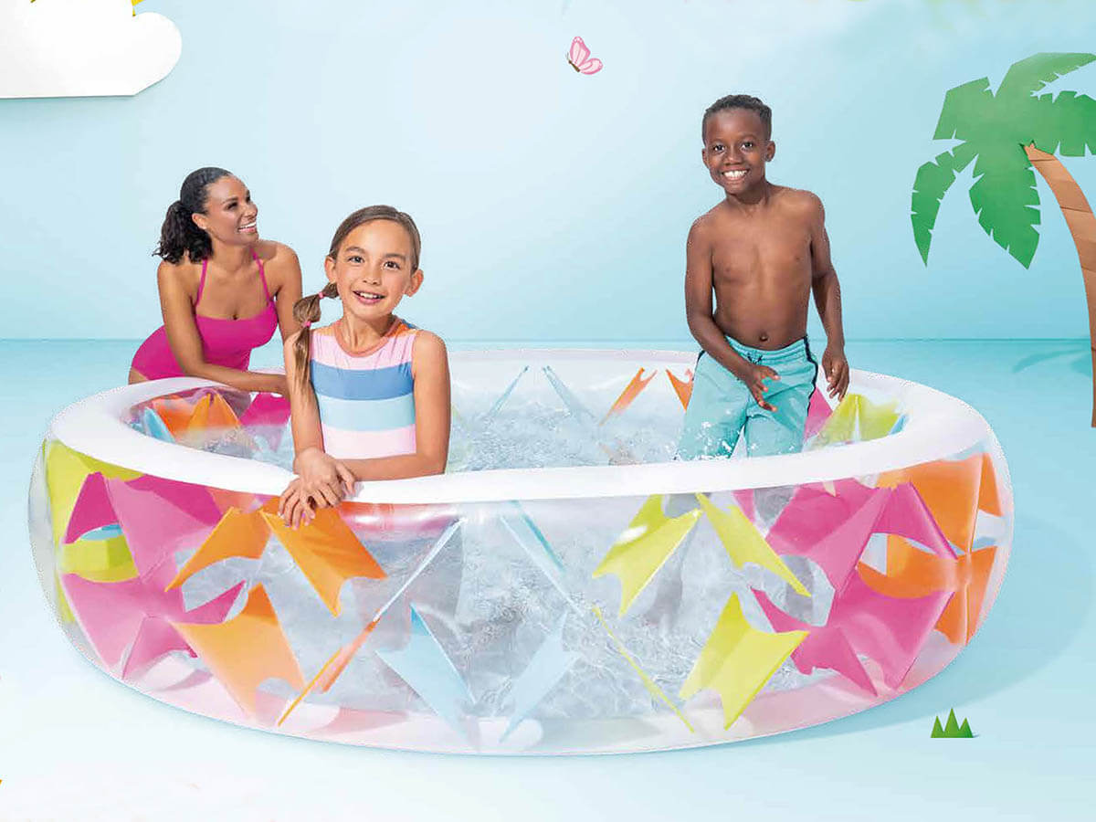 Piscina gonfiabile pinwheel piscina
