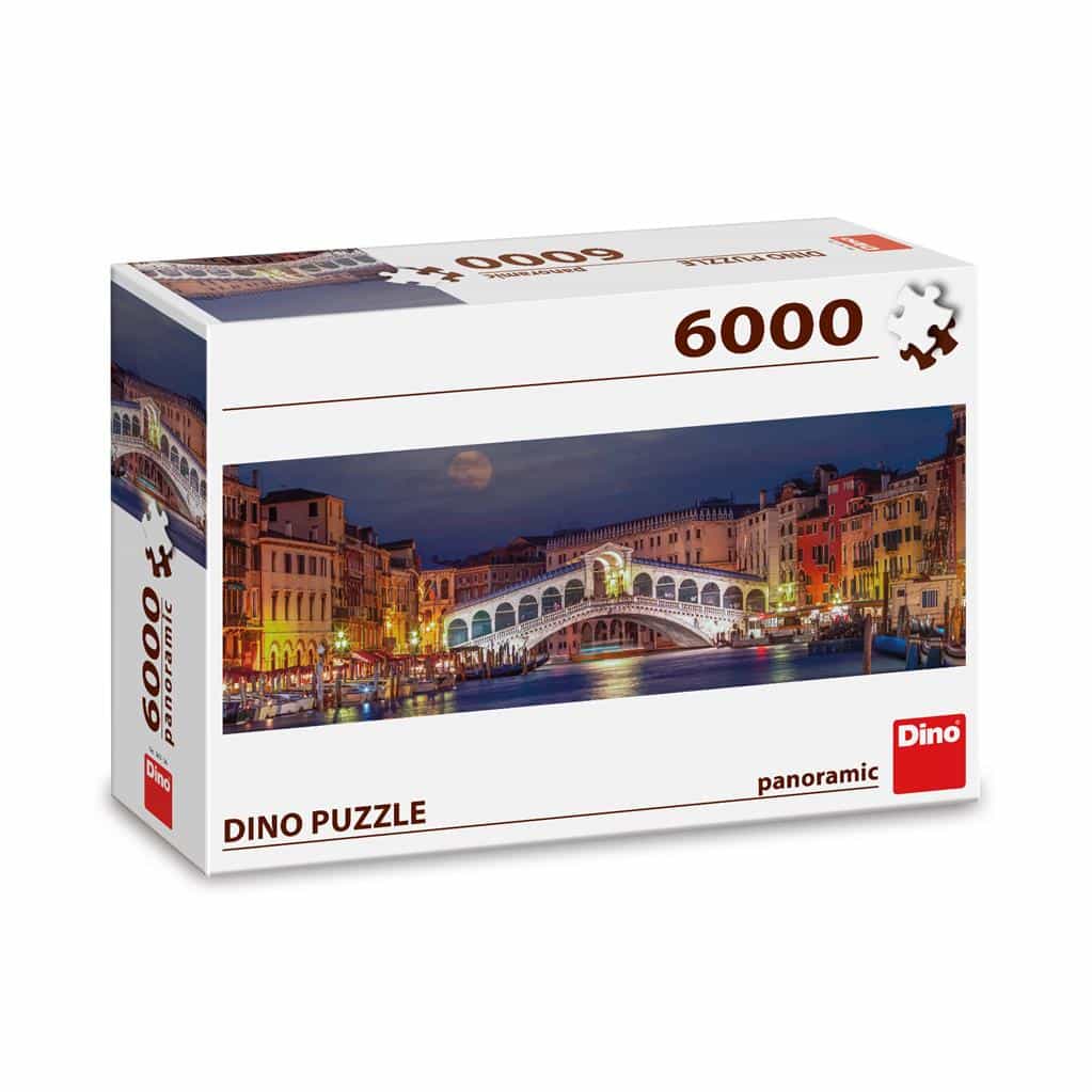 Dinotoys Dino Leg Puzzle of the Rialto Bridge Venecia Italia - 6000 piezas