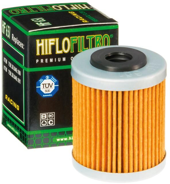 Filtro de aceite de hiflofiltro HF 651