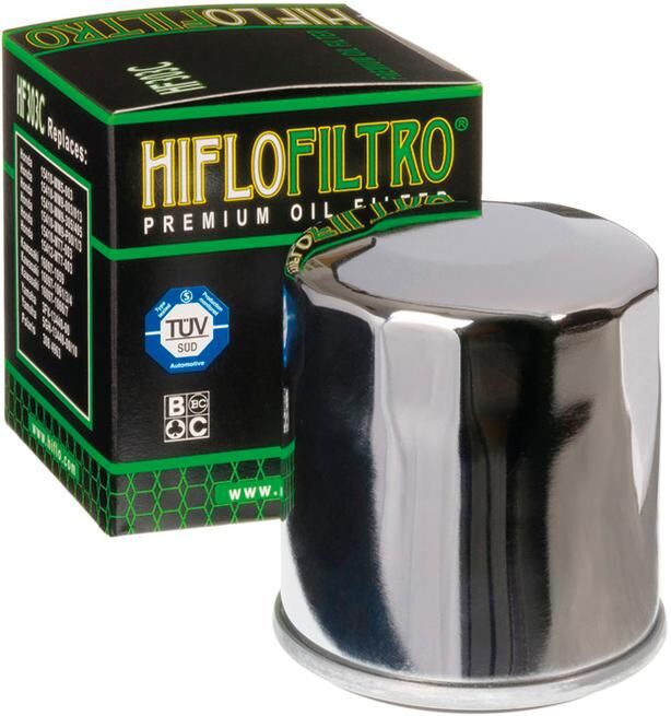 Filtro dell'olio Hiflofiltro HF-303C Chrome