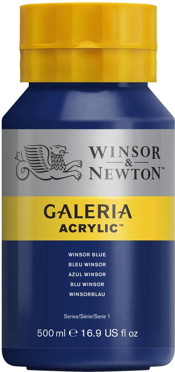 Winsor newton galeria acryl 500ml winsor blue