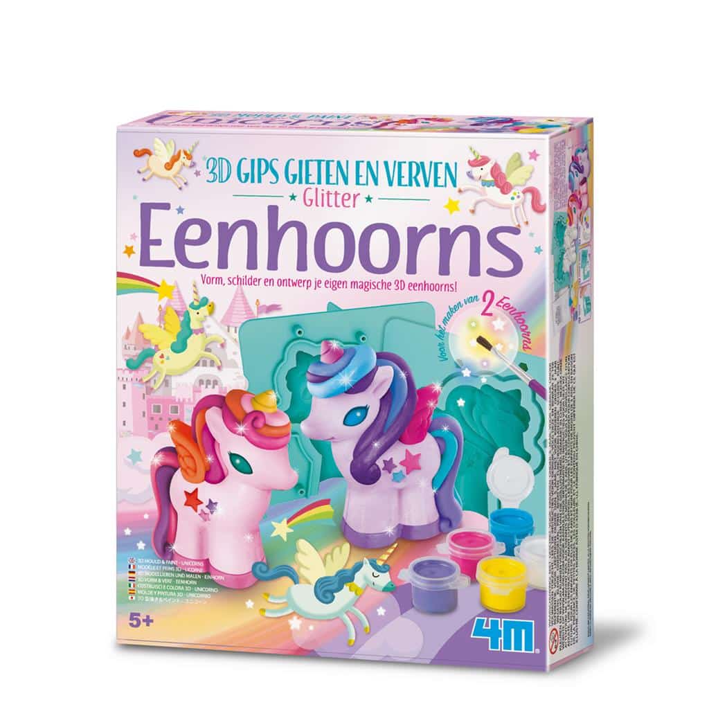 Presa 4m fundición y pintura unicornio 3d