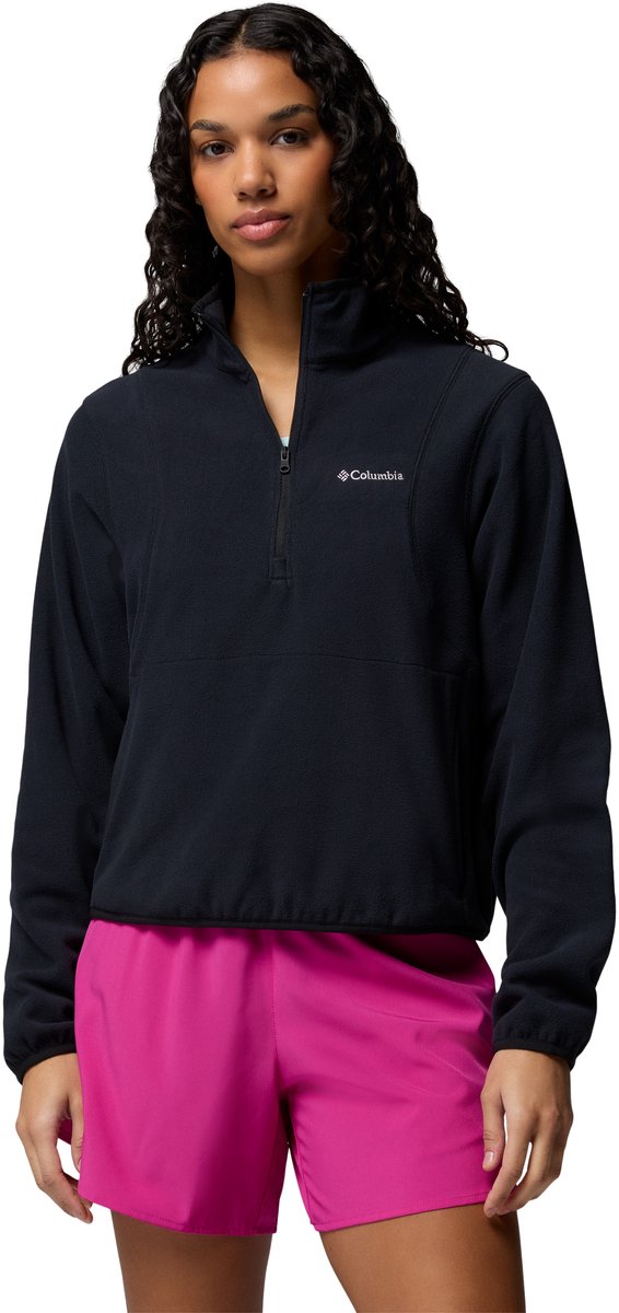 Columbia vital valley™ fleece half zip dames outdoortrui - black