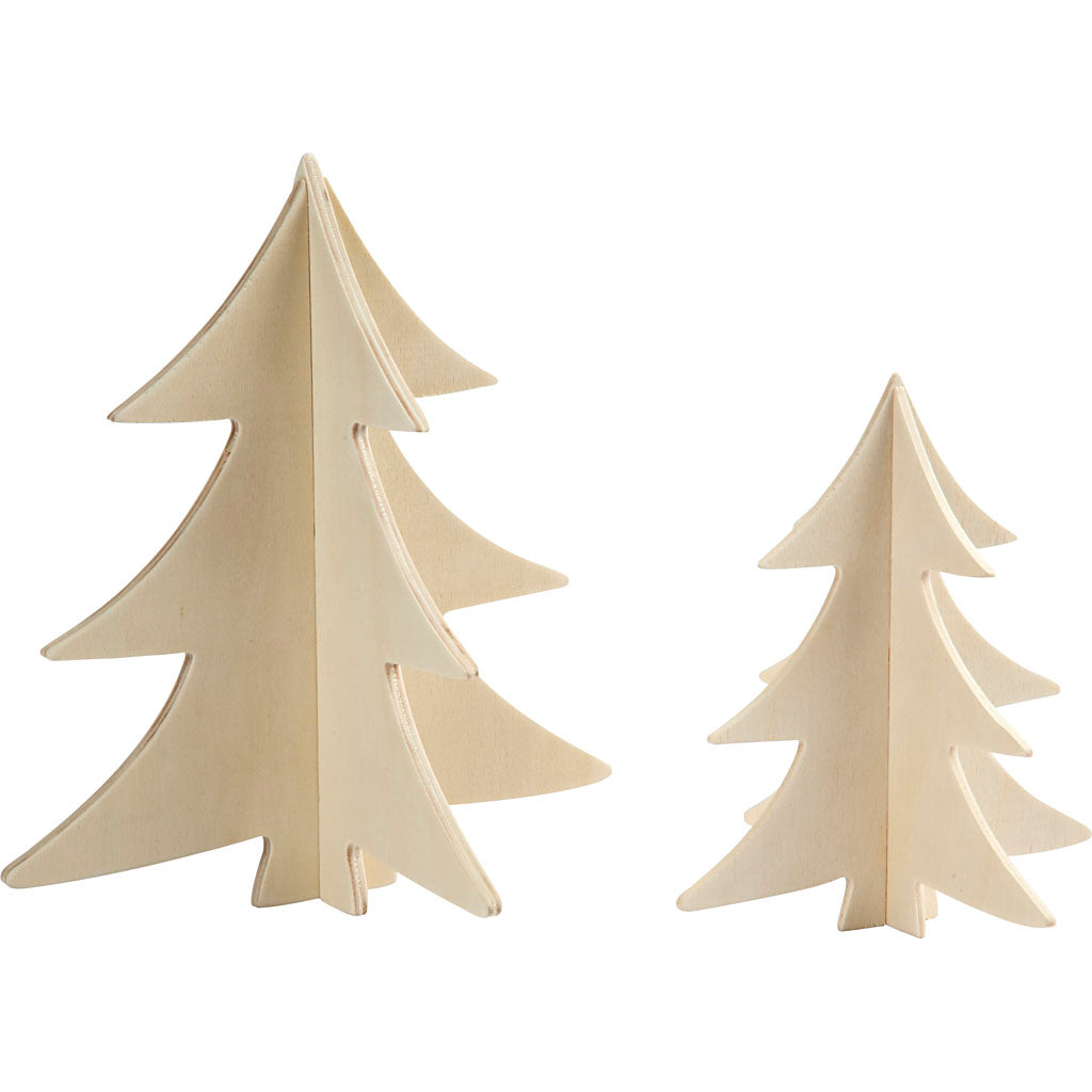 Decora tus árboles de Navidad de madera 3D, 2st.