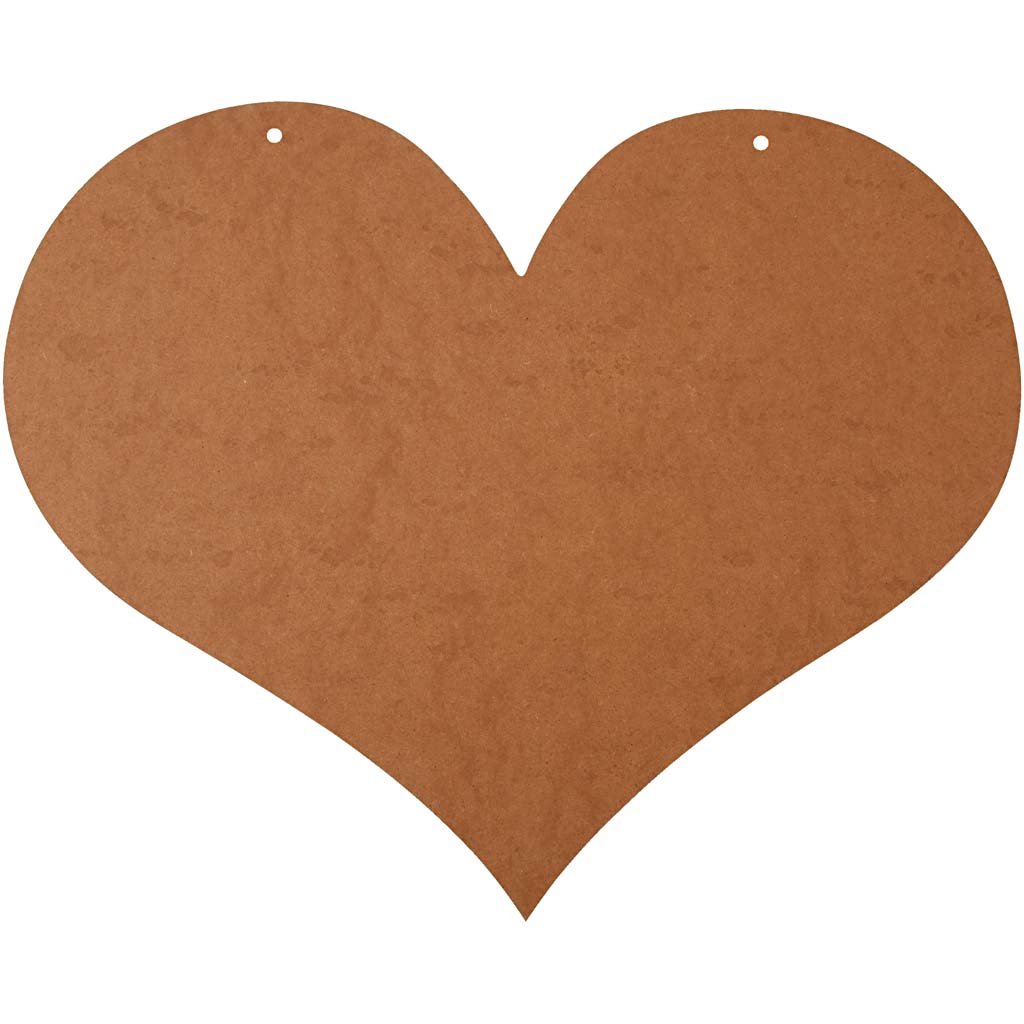 Cuore aziendale Creativ, misura 50x40 cm, spessore 5 mm, 1 pezzo