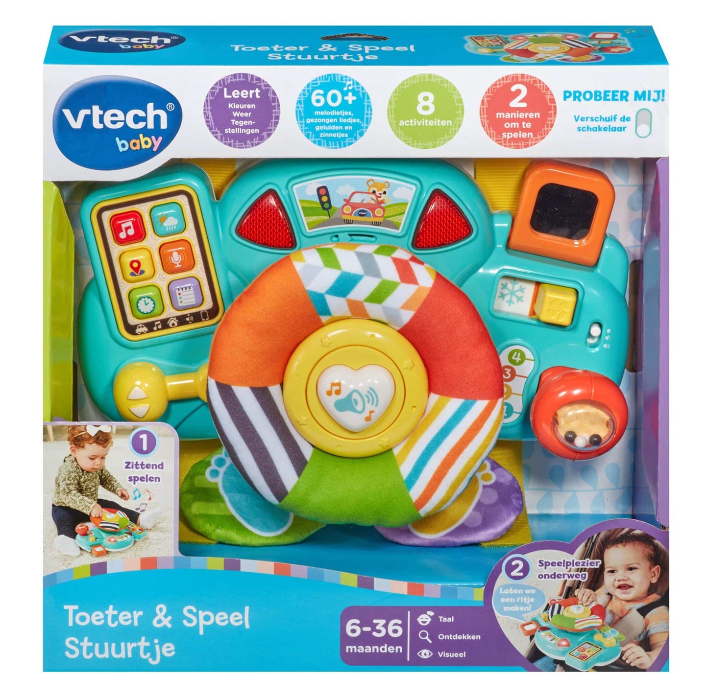 Bocina vtech y volante play