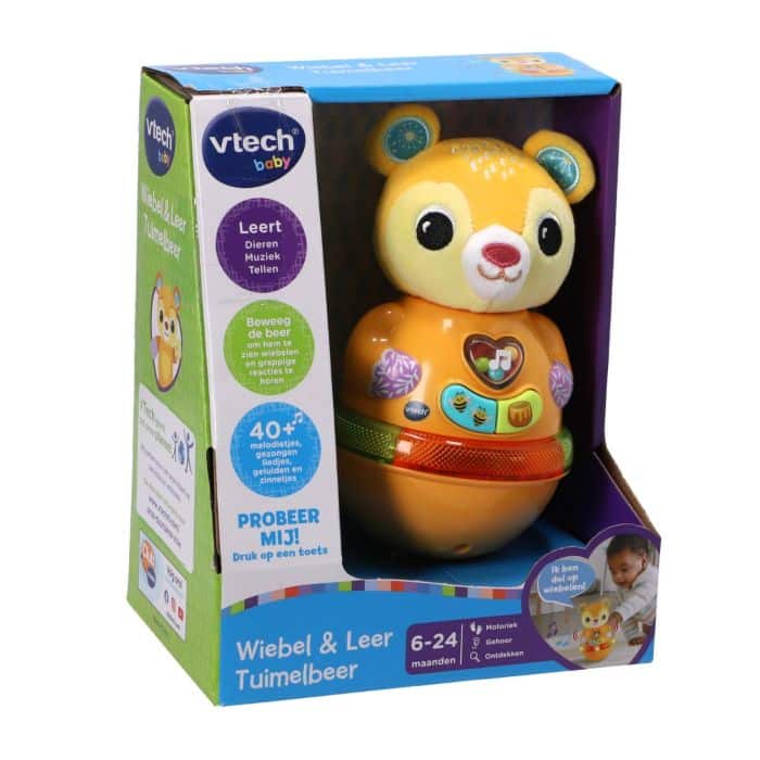Vtech muove e impara l'orso cadente con 40 melodie