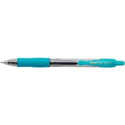Bolígrafo Pilot g-2 turquesa con clip de 0,4 mm