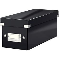 Caja CD click store leitz negro