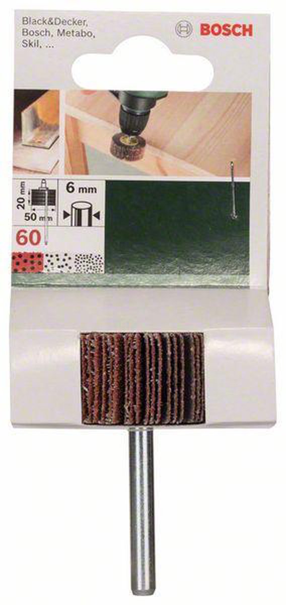 Bosch - dischi lamellari per trapani, 50 mm