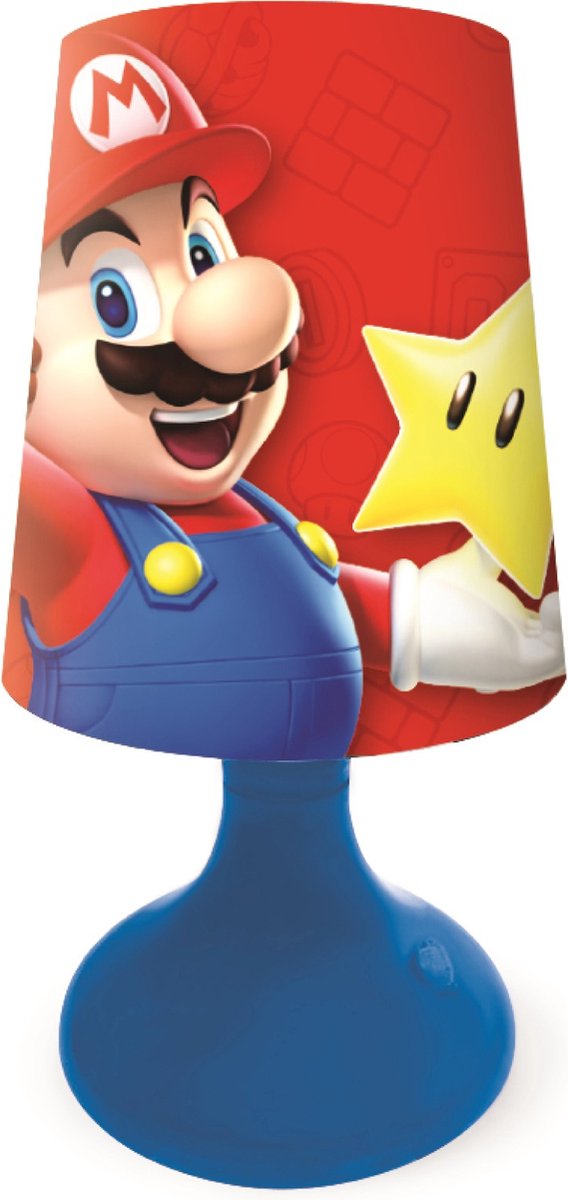 Lexibook mini lampe de chevet veilleuse sans fil super mario