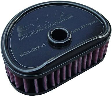 Filtro aria sostitutivo Dna nero