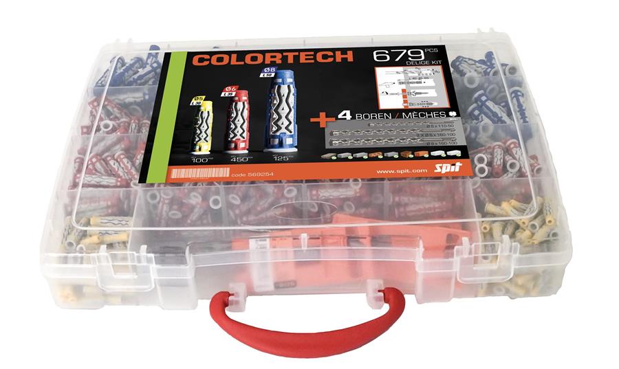 Caja surtida de espetones colortech 679 piezas (nml)