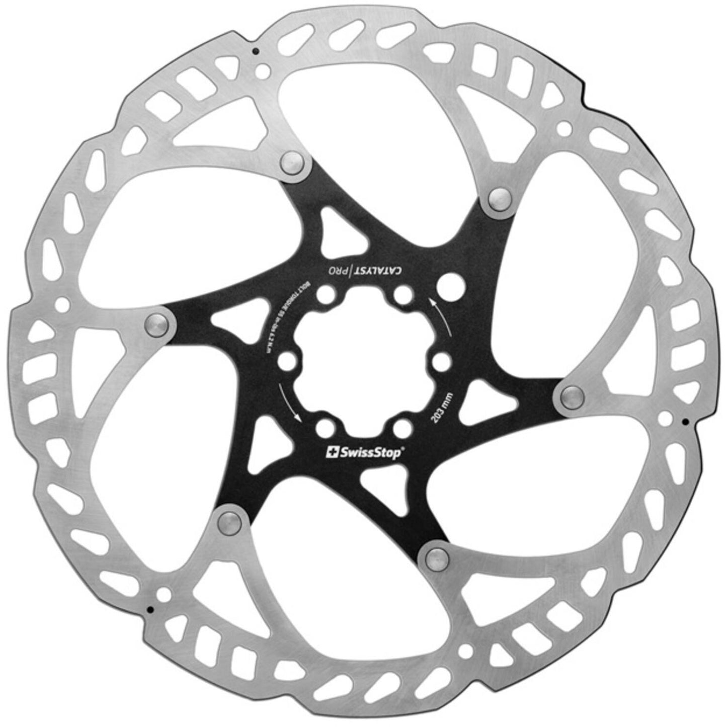 Swissstop Swissstop Disc de freno Catalyst Pro 6 Bolt 203 mm