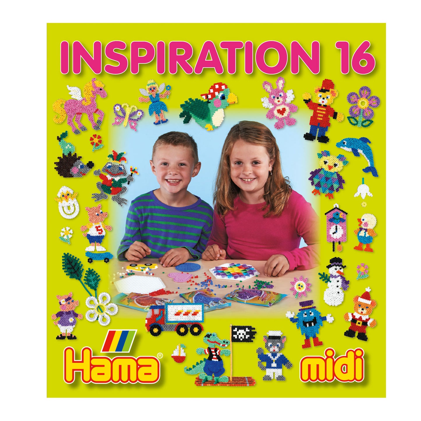 Hama String Beads Inspiration Booklet, No. 16