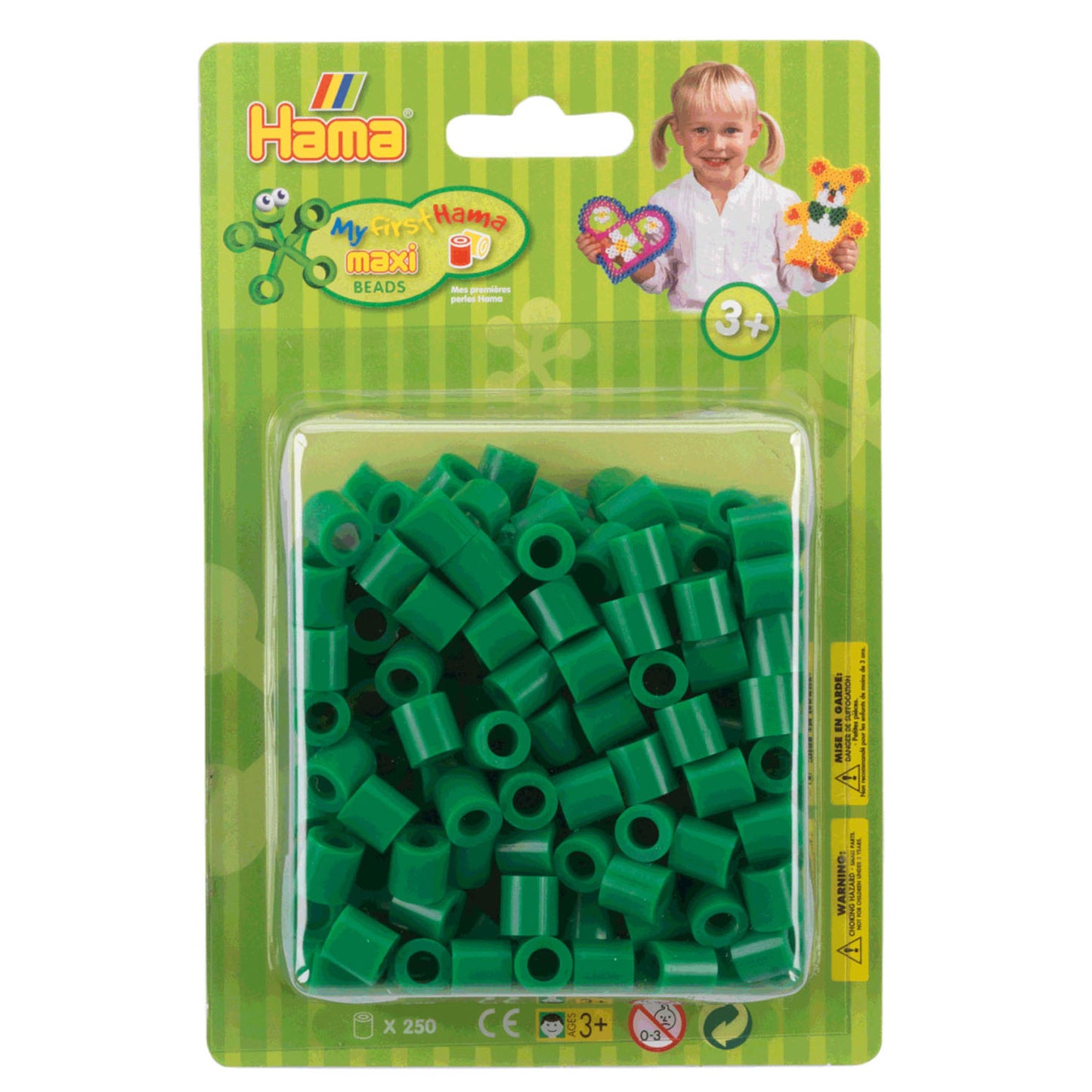 Hama Iron Beads Maxi - Verde, 250º.