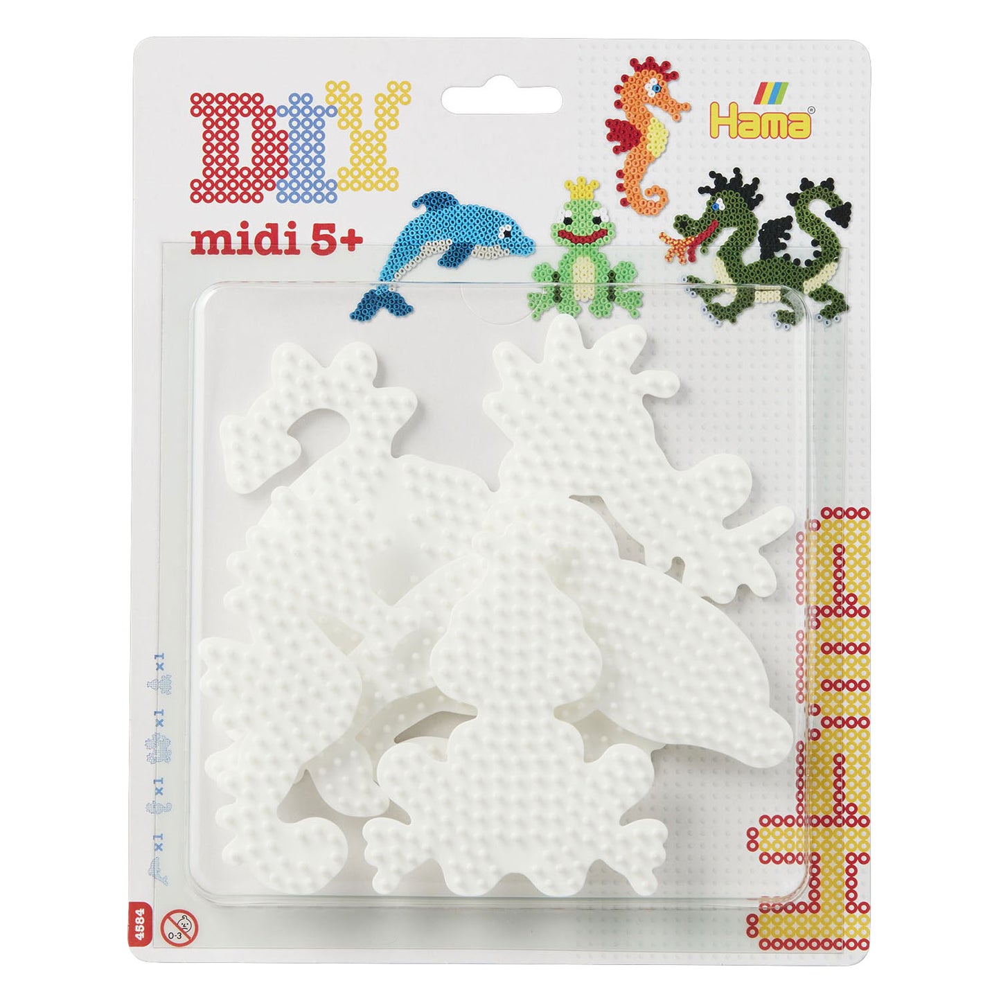 Hama Iron Bead Plates Animals, 4st.