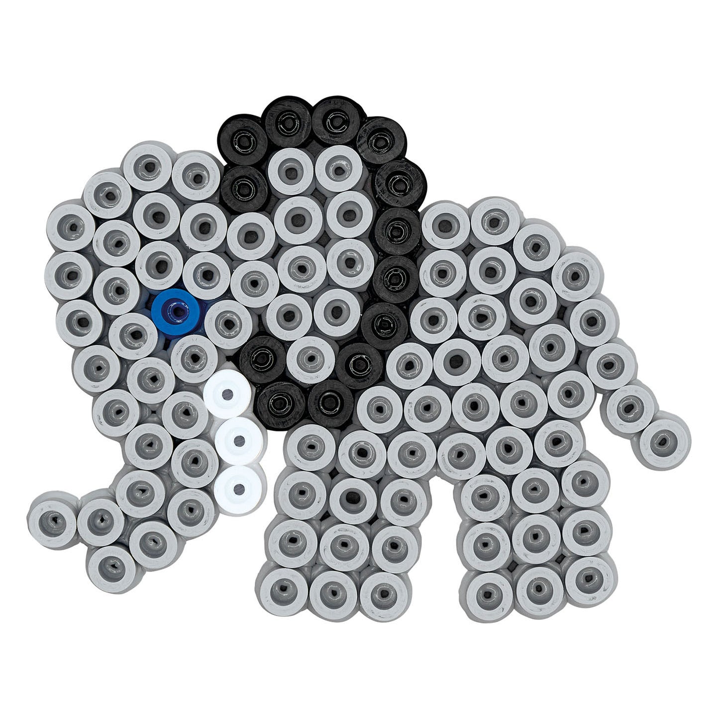 Hama maxi strijkkralenbordjes leeuw en olifant
