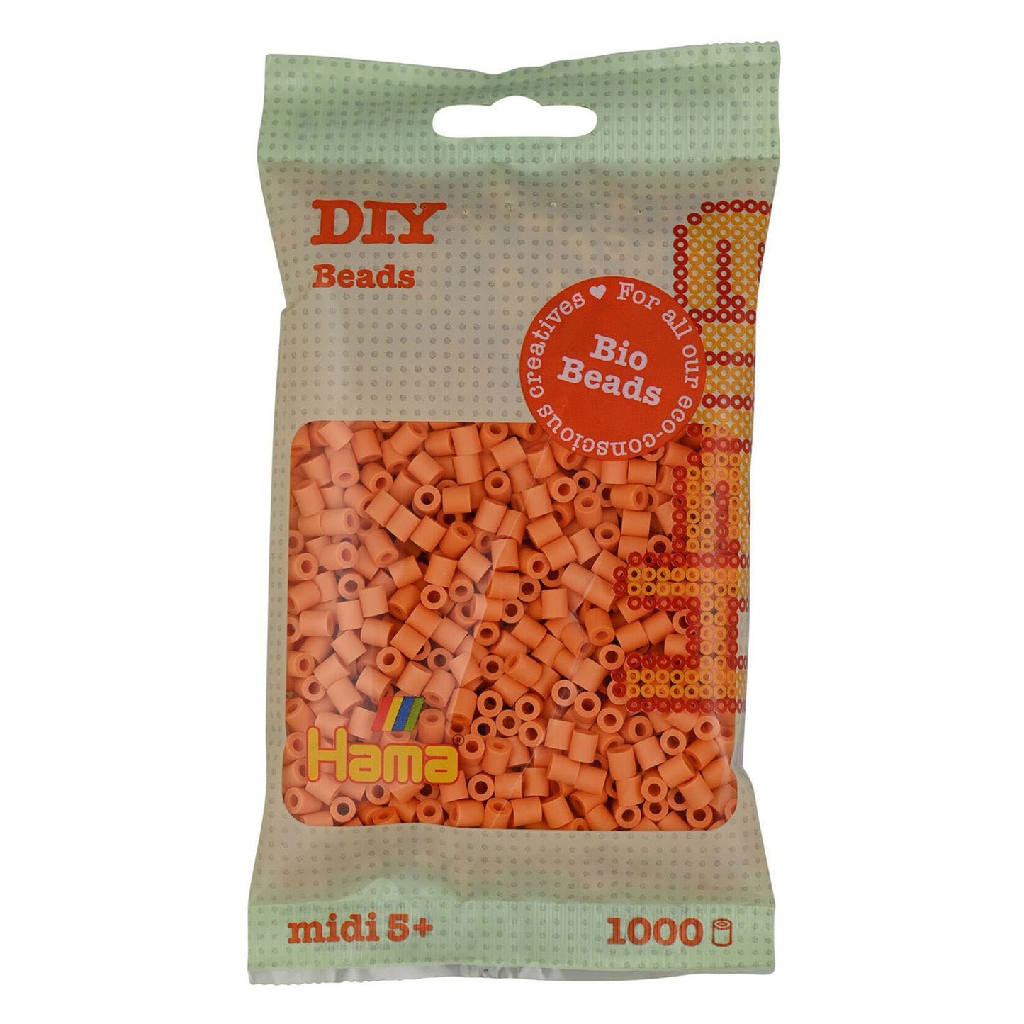 Hama Bio Ironing Beads Light Apricot (105), 1000.
