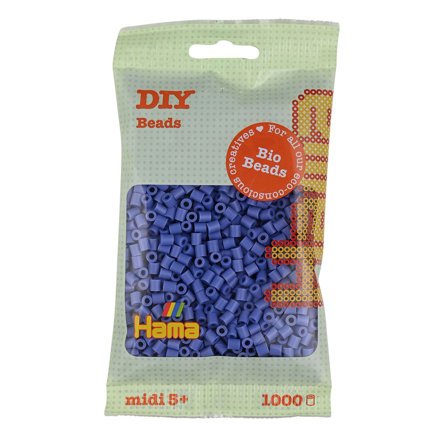 Hama Bio String Beads Lavender Purple (107), 1000st.