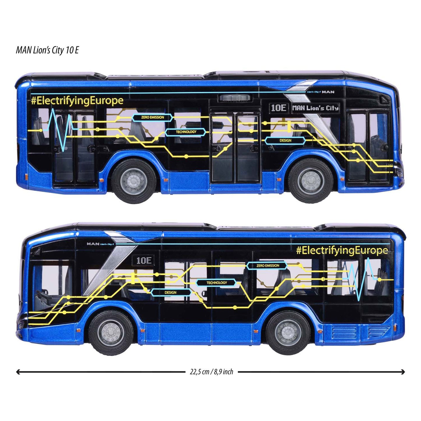 Majorette Man Lion's City 10th Bus