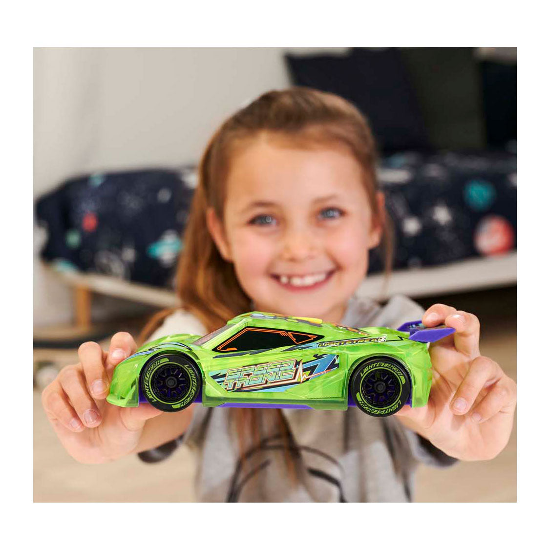 Auto da corsa verde Dickie Speed Tronic