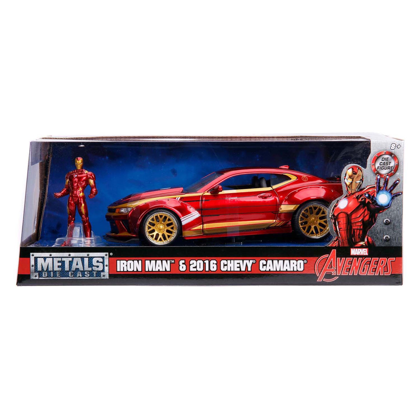 Jada juguetes jada marvel ironman 2016 chevy camaro ss 1:24