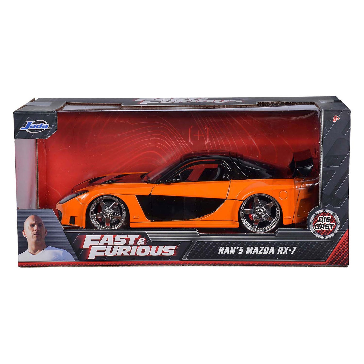 Jada giocattoli jada fast furious mazda rx-7 1:24
