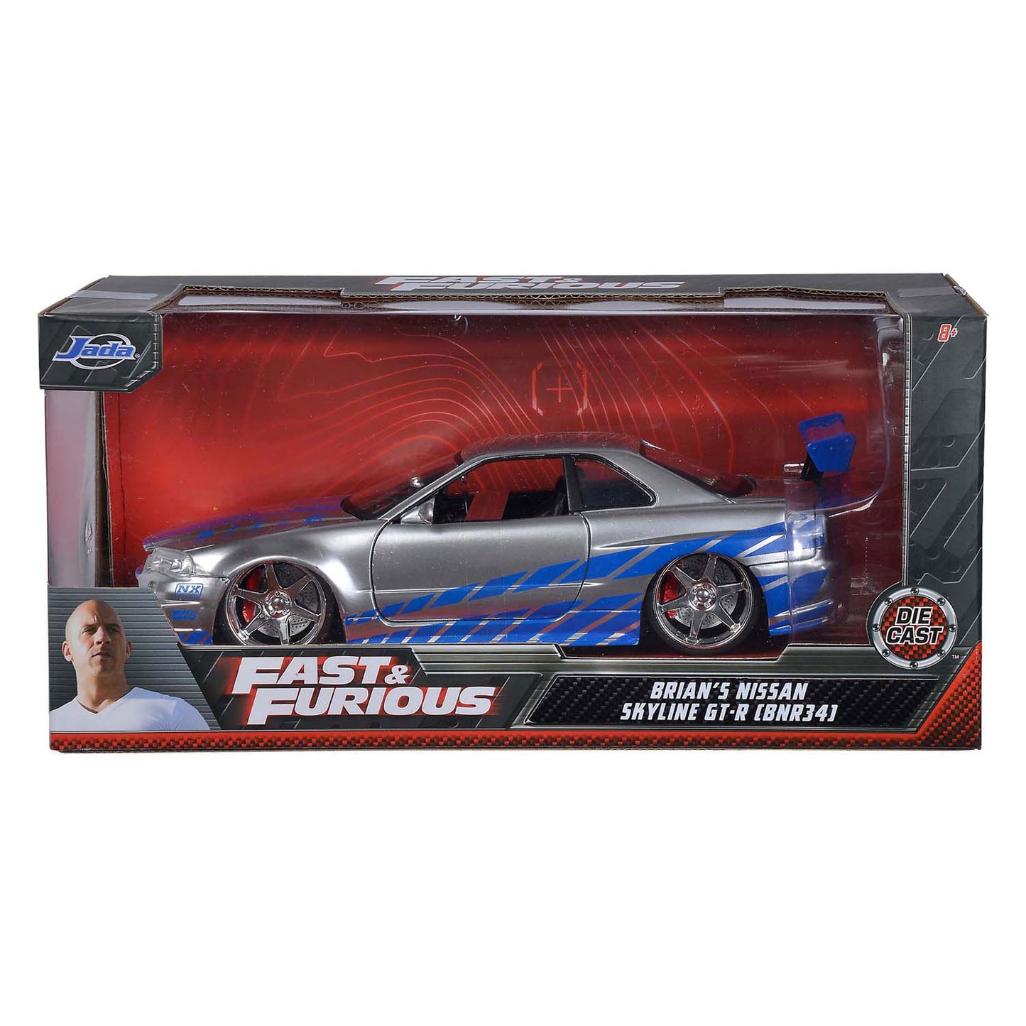 Jada Toys Jada Fast Furious 2002 Nissan Skyline 1:24