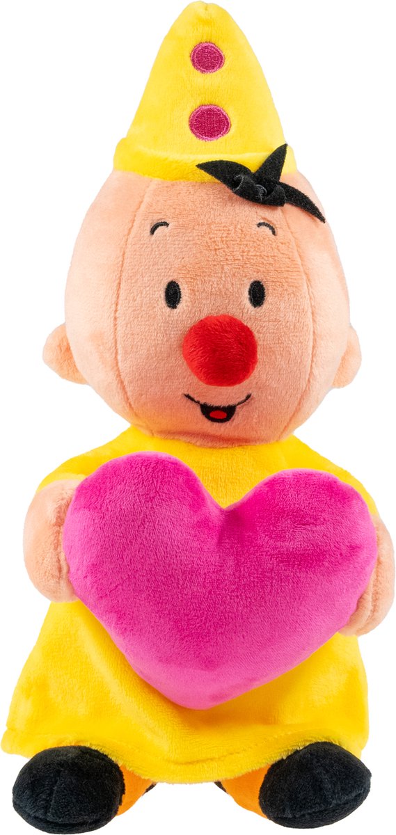 Studio 100 Bumba Cuddle Plush with Heart, 25 cm