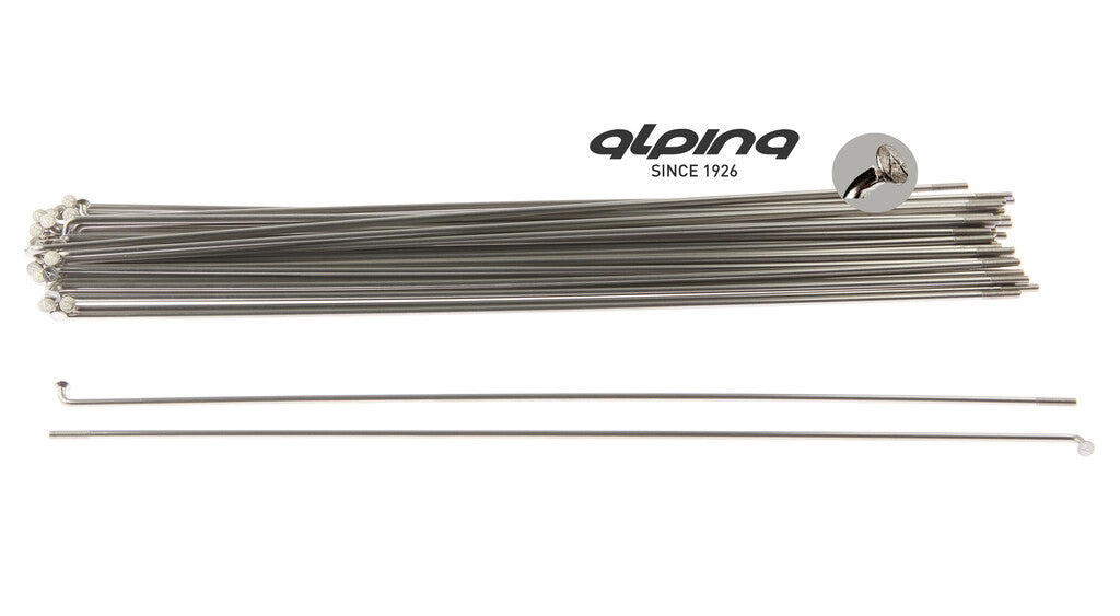 Alpina spaak 13x288 acero inoxidable por grus sin pezones