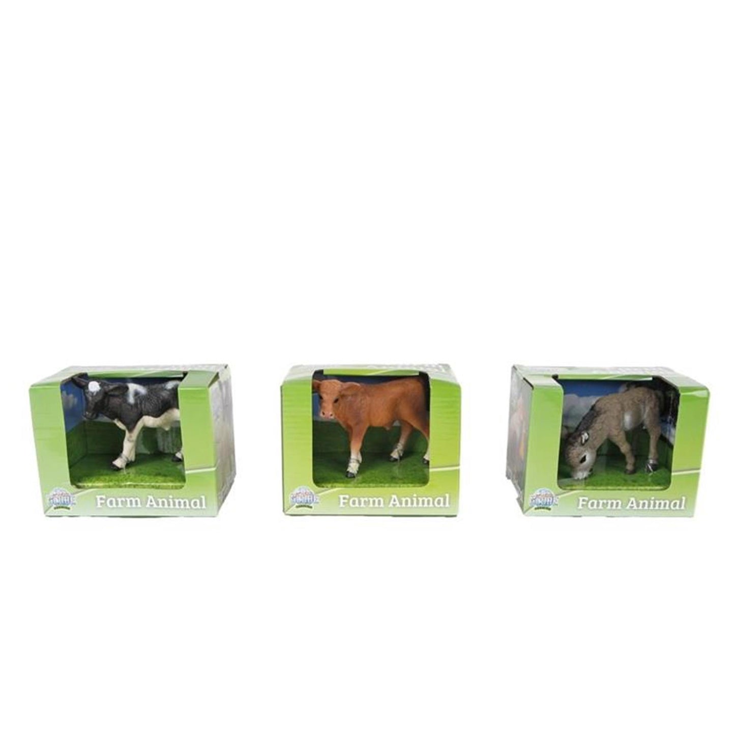 Globo terráqueo infantil animal figura vaca burro 7-8cm