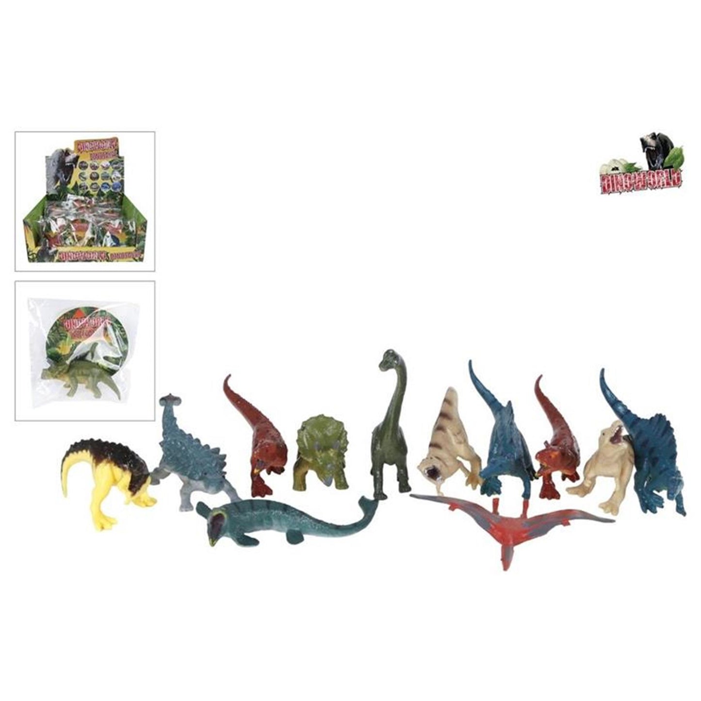Figura dinosaurio Dinoworld 8cm