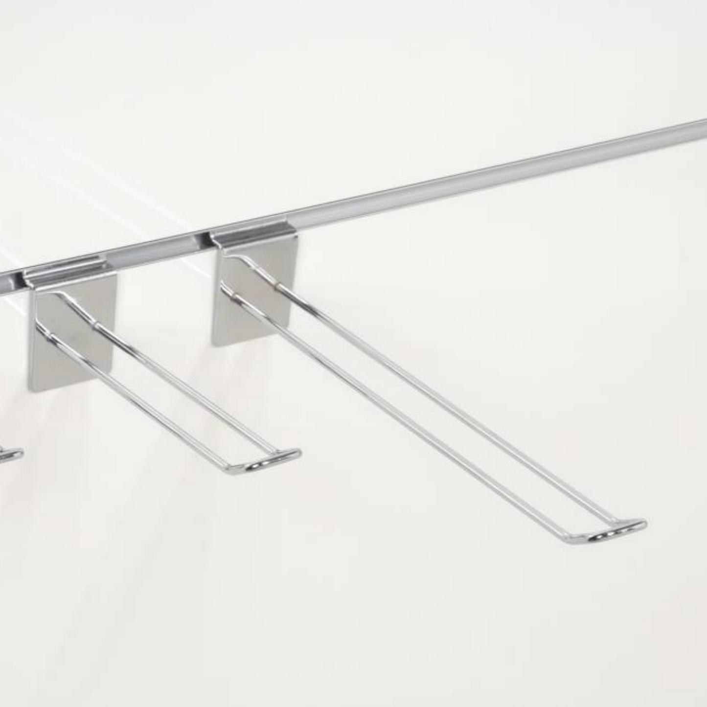 Slatwall slatwall gancho slat gancho doble cerrado L20 cm diam 4 mm