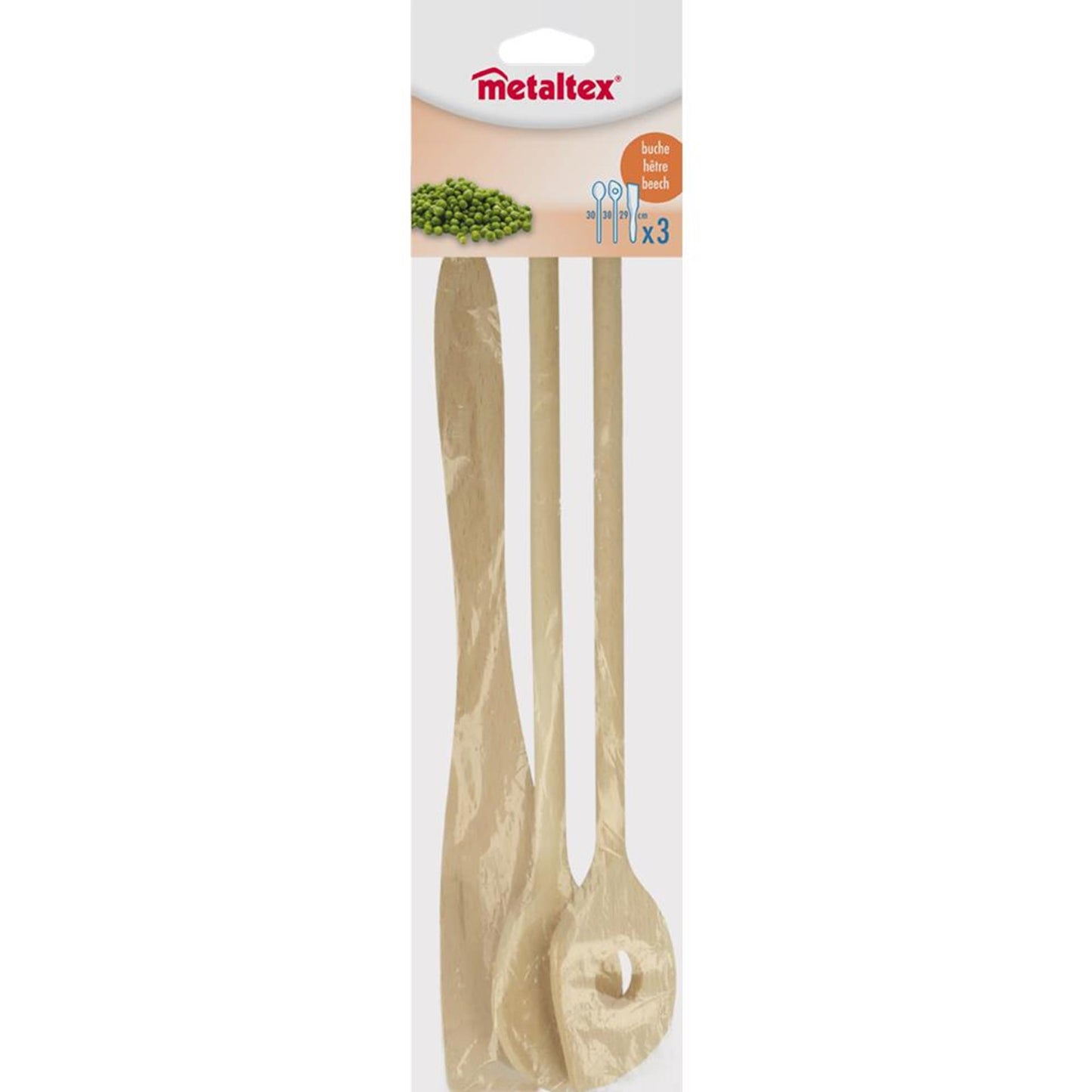 Juego de cucharón espátula Metaltex 3 piezas 27cm