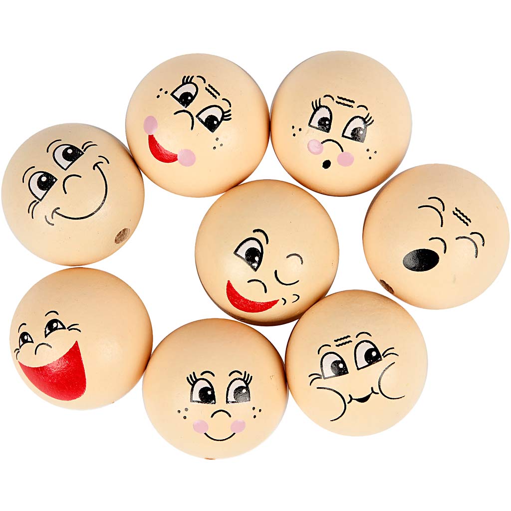 Cabezas de empresa Creativ, d 30 mm, beige claro, 16 piezas 1 caja