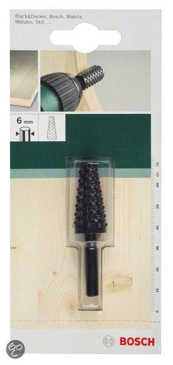 Bosch - raspa per legno, concava 15,0 x 30 x 55 mm