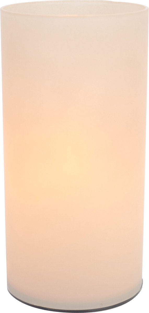 Lampada da tavolo Eglo geo - e14 - 20 cm - colore beige sabbia