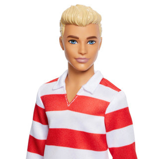 Barbie fashionista Ken REJO ROJO Y BLANCO