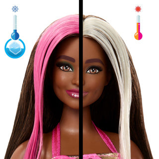 Barbie Party Unboxed 2 1 Pop con vestido rosa brillante