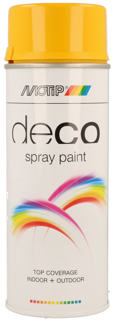 Canna spray Motop 400 ml di verde giallo lucido