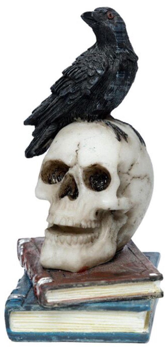 Crow on Skulls Book Home Accessory