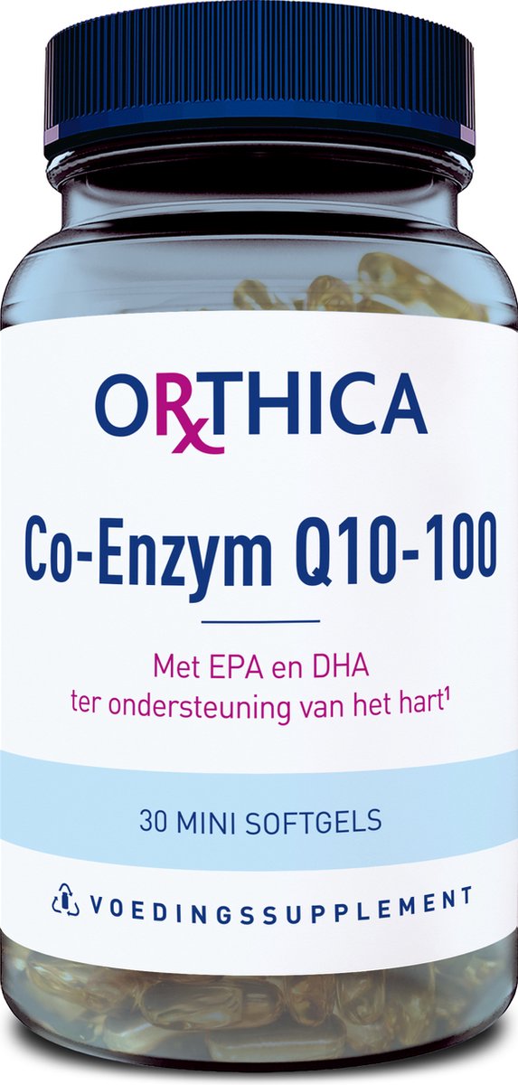 Orthica co-enzym q10-100 - enzymen - 30 mini softgels