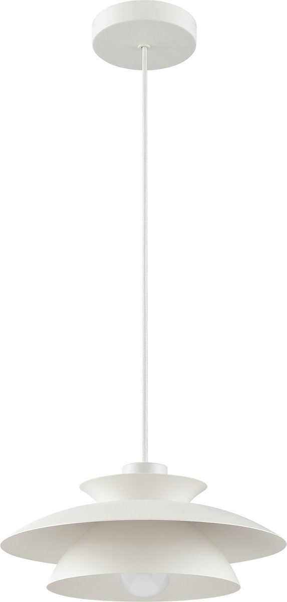 Brilliant appia - lampada a sospensione - e27 max 1x20w - bianco