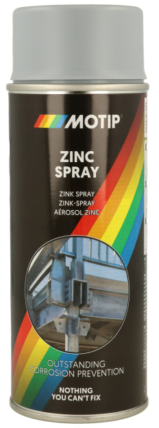 Spray de zinc 90% 400 ml. Motip