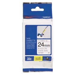 Nastro per etichette brother tzefx251 24mmx8m bianco e nero
